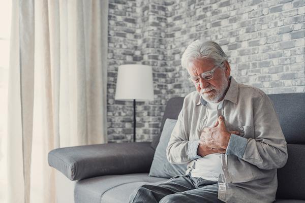 How might a COPD exacerbation affect my father's prognosis?