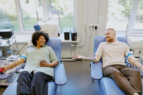Does a colonoscopy affect blood donation?