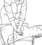 illustration of person giving additional CPR