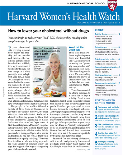 Harvard Women's Health Watch - Harvard Health Publishing - Harvard Health