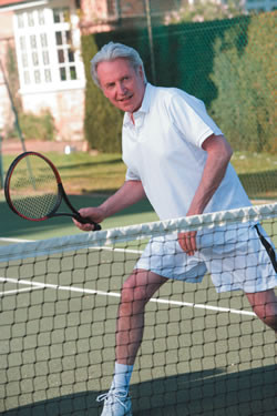 Active older men live longer