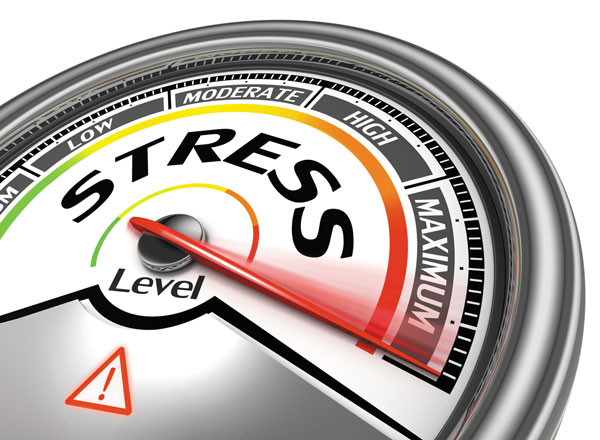 stressing about heart health- stress scale