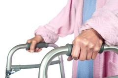 Elderly-woman-using-a-walker